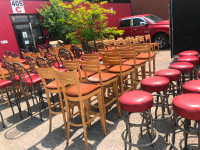 Wooden Restaurant / Bar Chairs and Stools