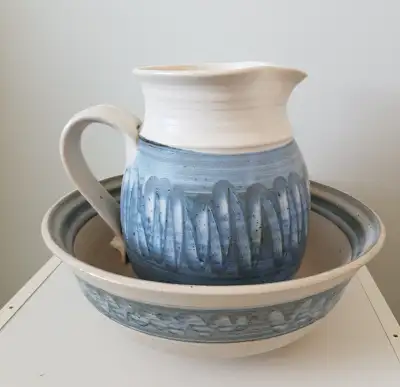 WATER JUG AND WASH BOWL, View more