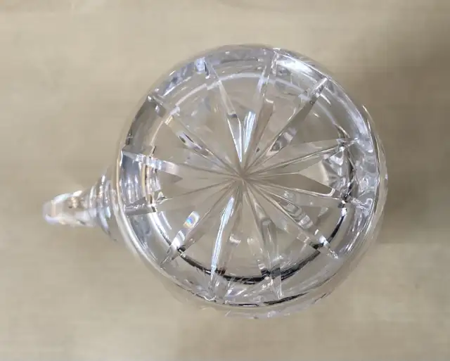 PRICE DROP! Crystal Pinwheel Creamer Pitcher in Kitchen & Dining Wares in West Island - Image 7