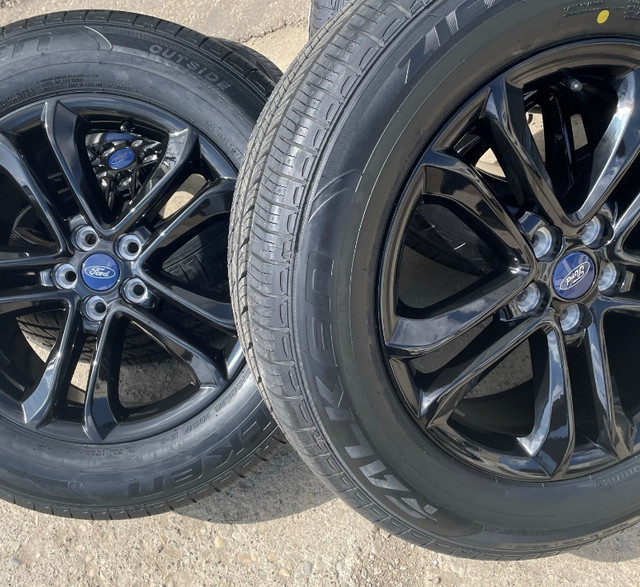 F8. New 2015-2024 Ford Edge black wheels and Falken All season in Tires & Rims in Edmonton - Image 2