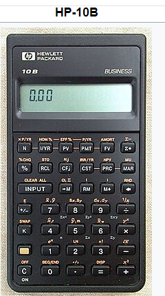Hewlett Packard premium quality in a vintage business (financial) calculator. Perfect working order,...