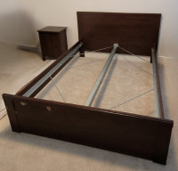 Brusali Full/Double bed frame &amp; under bed storage