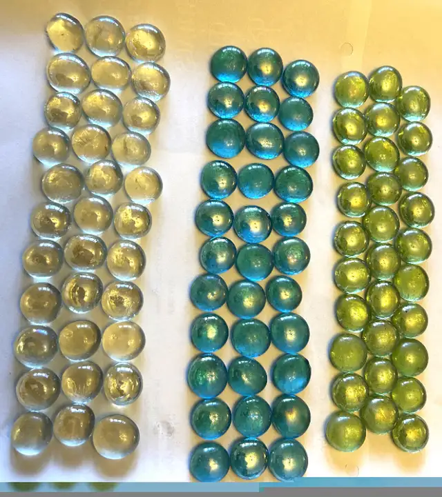 Decorative Flat Marble Beads 3 Colors in Hobbies & Crafts in Markham / York Region - Image 3