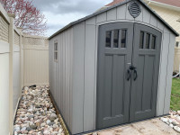 Lifetime shed 10x8 ft