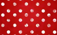Red w White Dots Poly Paper Photography Backdrop 8ft x 5ft