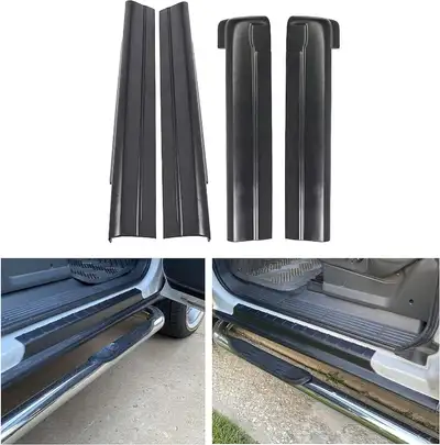 ECOTRIC Rocker Panel Guard Compatible with 1999-2007 Chevy Chevrolet Silverado/GMC Sierra 1500 2500...