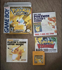 Pokemon Special Pikachu Edition Yellow Version Game Boy