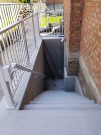Basement seperate entrance,concrete and basement renovation 