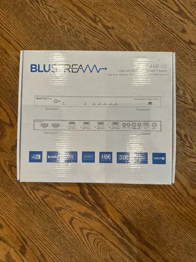 BLUSTREAM 4-Way 4K Splitter , View more