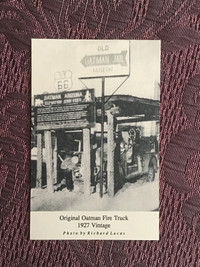 Extremely Rare Vintage Oatman Arizona Postcard