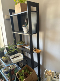 Black ikea shelf unit