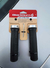 Blackburn aluminum lock ring bike handle bar grips bicycle Black