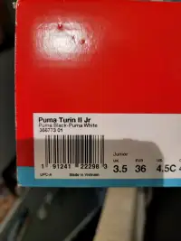 Kids Puma Turin Ii New in the box size 4 5