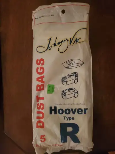Five Hoover "Type R" vacuum bags, View more