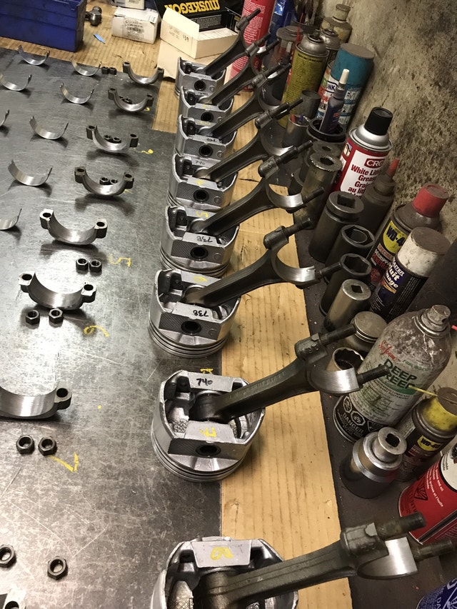 350 CHEV SMALL BLOCK CHEVY 3970010 4 BOLT MAIN FLAT TOP 1972 SBC