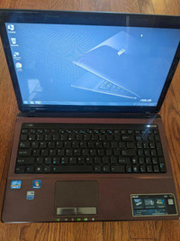 Asus laptop K53E (core i3, 2.1ghz, 4gb, 500 hd, windows 7)