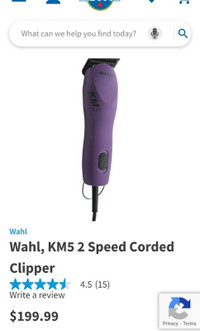 WAHL KM5 PET CLIPPERS