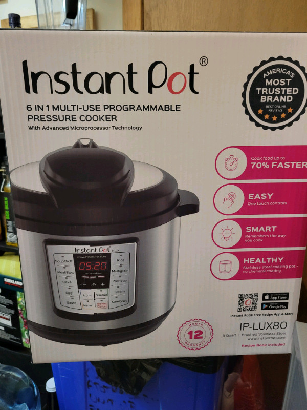 Instant Pot IPLUX80 BNIB in Microwaves & Cookers in Kitchener / Waterloo