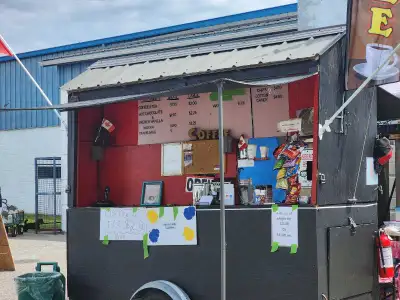 Testeing the waters on a home made concession cart trailer 10 110 outlet with a 110 plug it has be u...