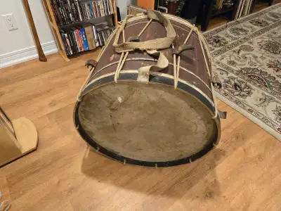 Civil war bass drum, View more