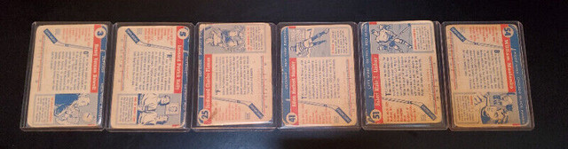 1954-1955 TOPPS 6 CARDS  + "RED" KELLY & "TERRIBLE TED" LINDSAY in Arts & Collectibles in Burnaby/New Westminster - Image 2