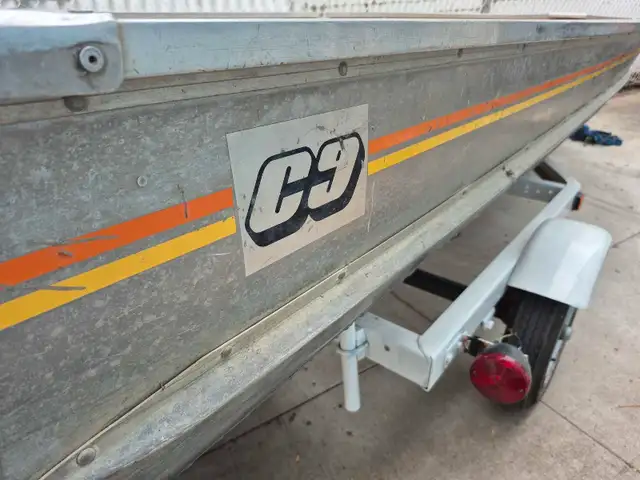 (SOLD PENDING FINAL PAYMENT)Misty RIVER 14 FT BOAT AND trailer in Powerboats & Motorboats in Saskatoon - Image 11
