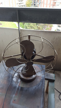 StarRite  16" Brass Blade Oscillating Three Speed Fan 1914 Works