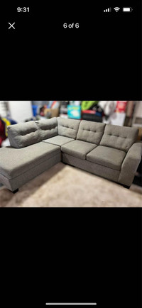 Grey Sectional Couch 