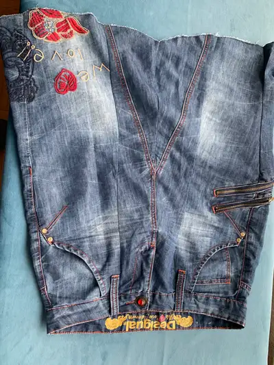 Desigual Love Denim Jeans Skirt, View more