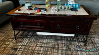 3pc Solid wood, coffee table set