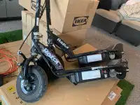 2 Razor electric scooters-brand new batteries