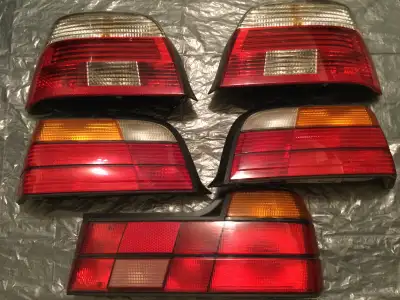BMW E36 Coupe Tail lamps 325is 318is 328is M3 Sedan E36 tail lights also available E39 tail lights,...