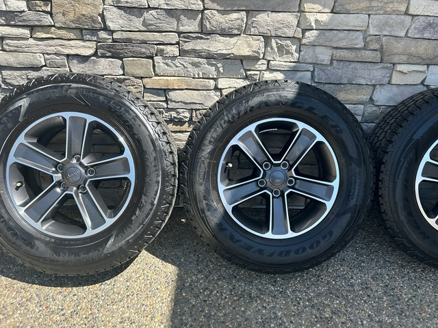 Jeep Wrangler GoodYear Tires & Rims x 5 tir in Tires & Rims in Calgary - Image 2