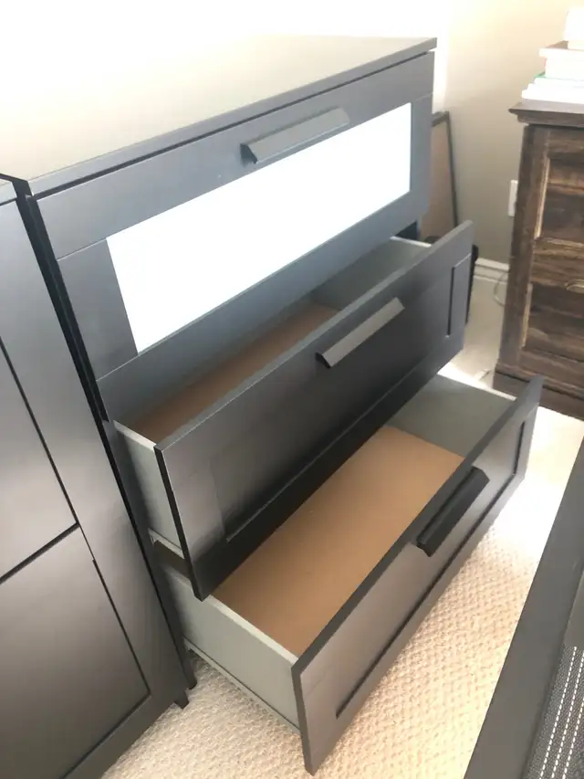 2 black cabinets in Bookcases & Shelving Units in Edmonton - Image 6