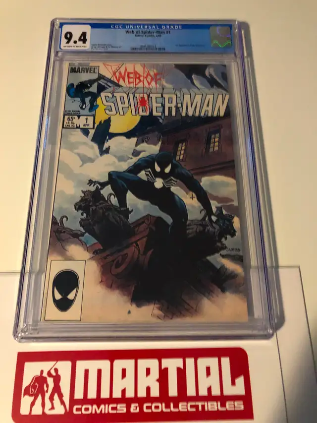 Web of Spider-man #1 comic 1985 CGC 9.4 $110 OBO