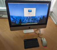 Apple iMac 21.5" FHD Intel 3.06G CPU 4G Ram 500G HDD High Sierra