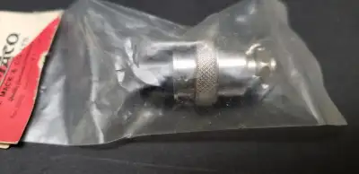 4-pin CB ham radio microphone female plug * 1.4 in (3.6 cm) long * NOS (new old stock) * made in Can...