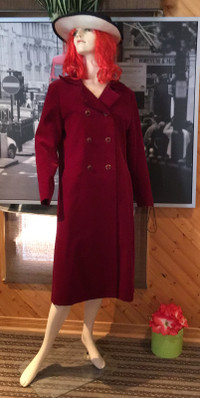 Marielle Fleury Velvet Sample Coat RainmasterVintage 1970