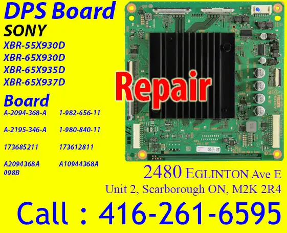 HD Repair, TV Sony A-2195-346-A DPS Board Exchange in TVs in Cambridge - Image 2