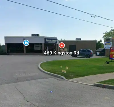 Introducing an impressive ~2,000 sq. ft. warehouse and storage space at 469 Kingston Road, Pickering...
