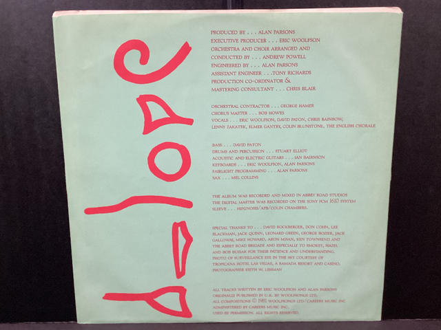 THE ALAN PARSONS PROJECT (EYE IN THE SKY) VINYL ALBUM in Arts & Collectibles in Winnipeg - Image 6