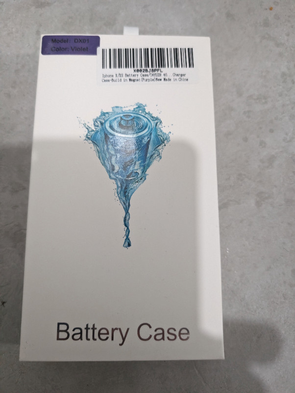 iPhone X/XS battery case. in Cell Phone Accessories in Grande Prairie