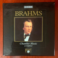 BRAHMS complete chamber music CD box classical CDs