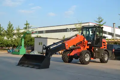4-ton wheel loader with 1.5 ton (3,300 lbs) lift capacity JoyT5 JT5WL1500. Wheel Loaders are great t...