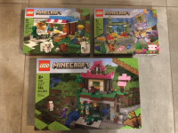Lego Minecraft 21183, 21184 et 21180