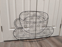 Large coffee / tea mug wire decor