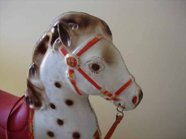 Vintage MOBO Bronco Ride on Horse Pressed Steel in Arts & Collectibles in Ottawa - Image 3