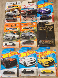 Hot Wheels and Matchbox - Charger and Camaro