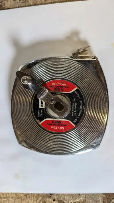craftsman stainless steel 50'/15m tape measure model #30692PR, View more