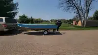 Boat and Motor 30hp 4-stroke Mercury
